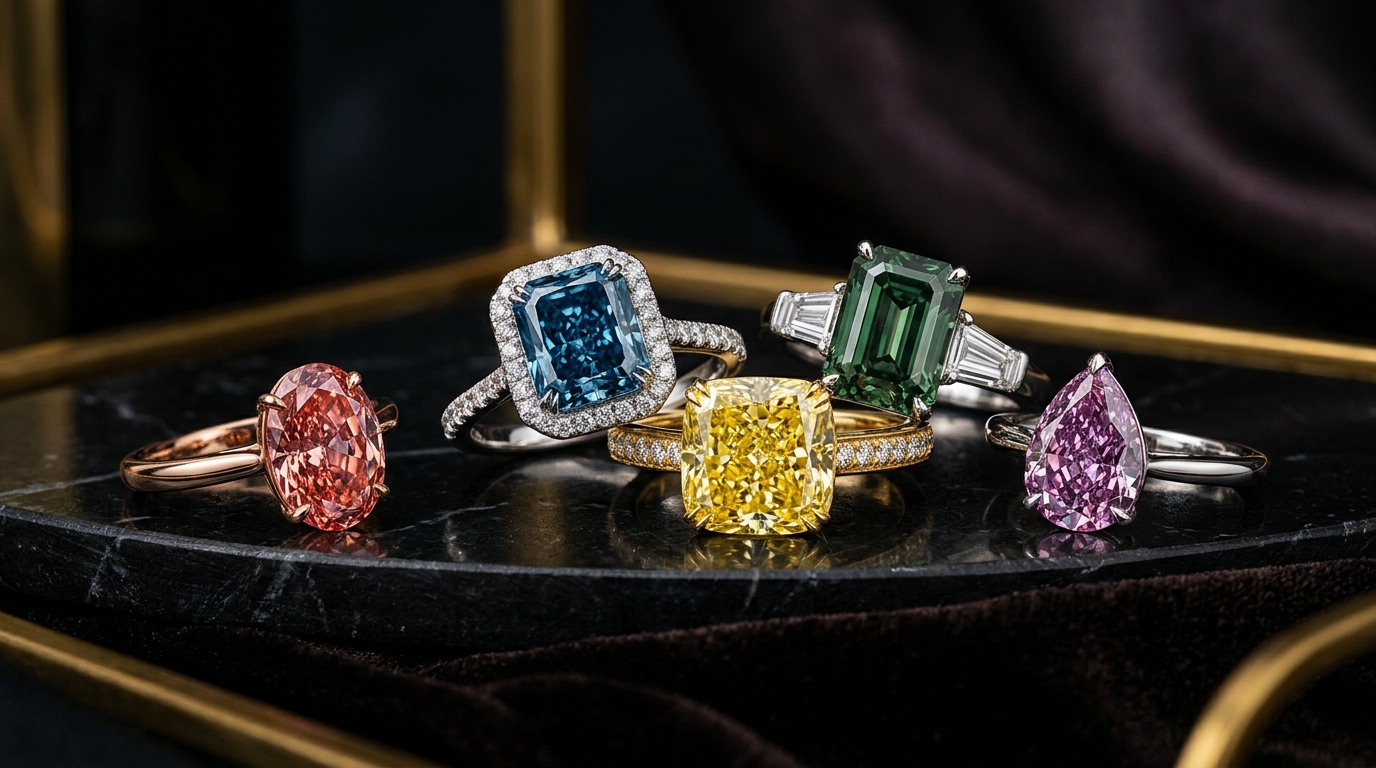 Цветные облагороженные бриллианты: как технологии создают доступную роскошь