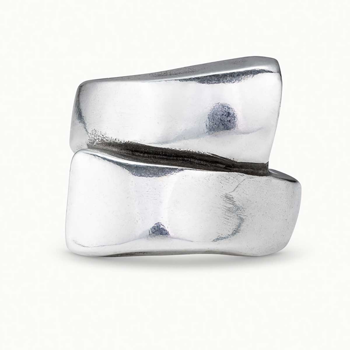 Кольцо Curly с серебром