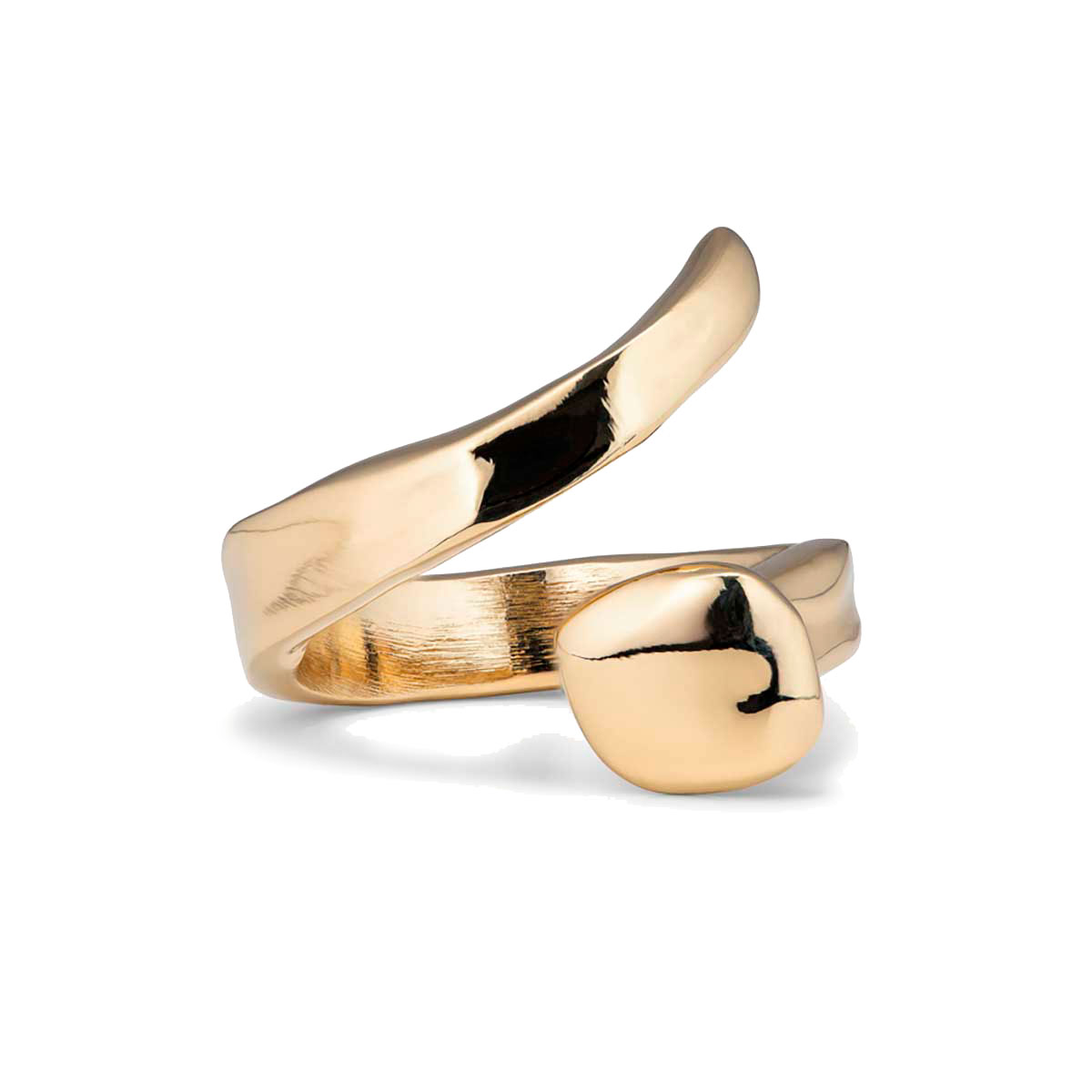 Кольцо B12 с золотом