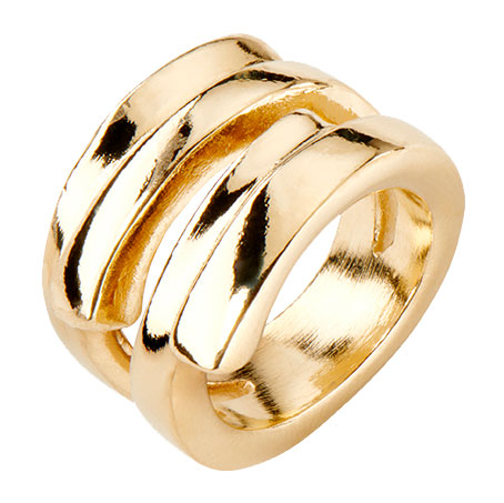 Кольцо Maratua Island с золотом