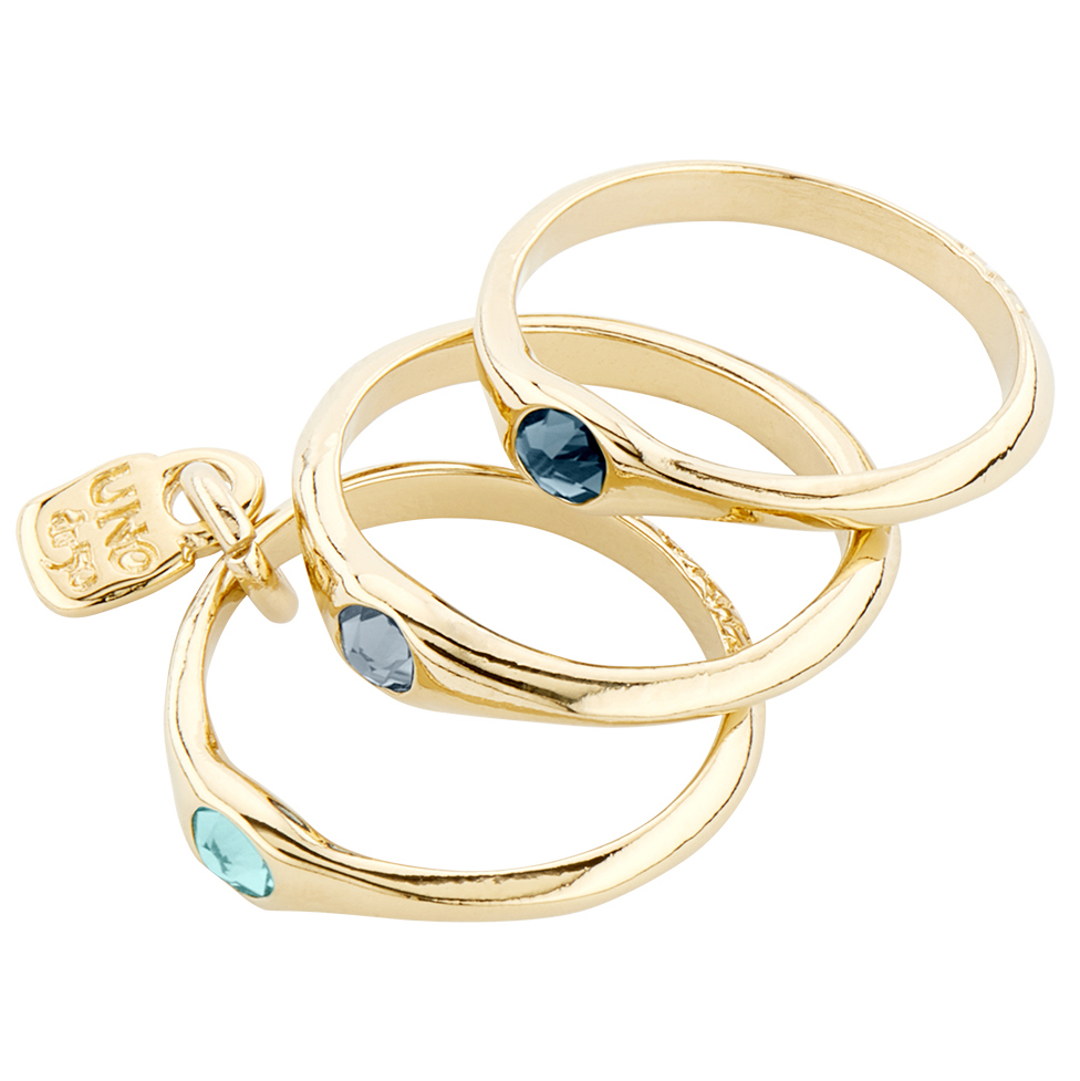 Кольцо Happy blue с золотом