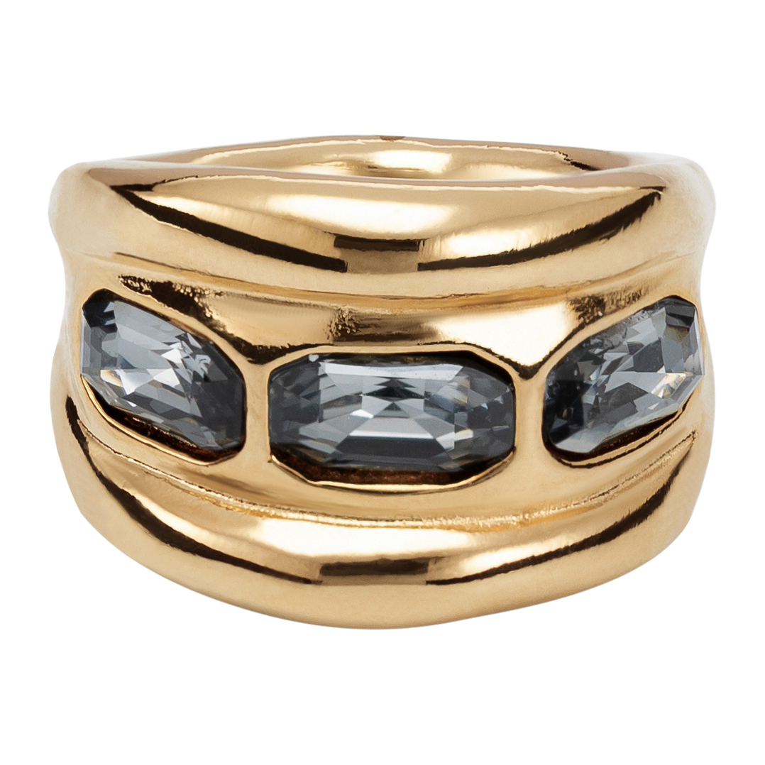 Кольцо Bluemoon с золотом