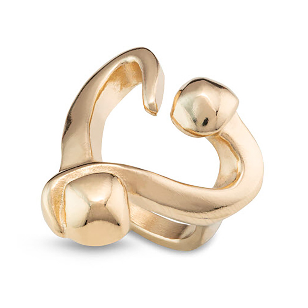 Кольцо ONE LOVE с золотом