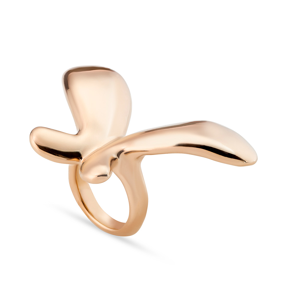 Кольцо Wings с золотом