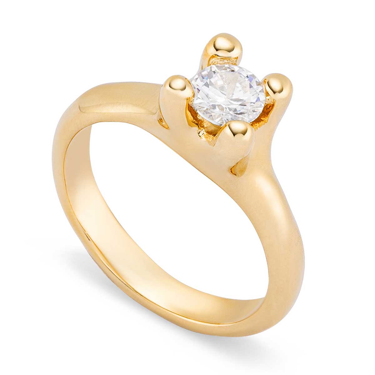 Кольцо Cosmos с золотом