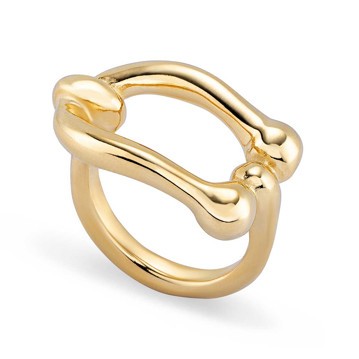 Кольцо Serotonin с золотом