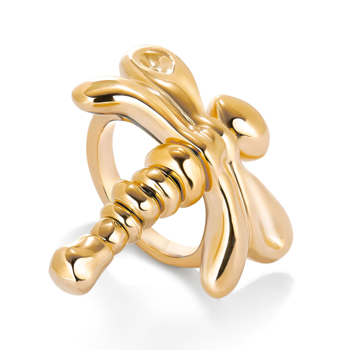 Кольцо Ser Rebelde, с золотом