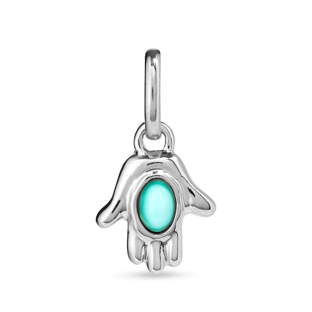 Подвеска HAMSA с серебром