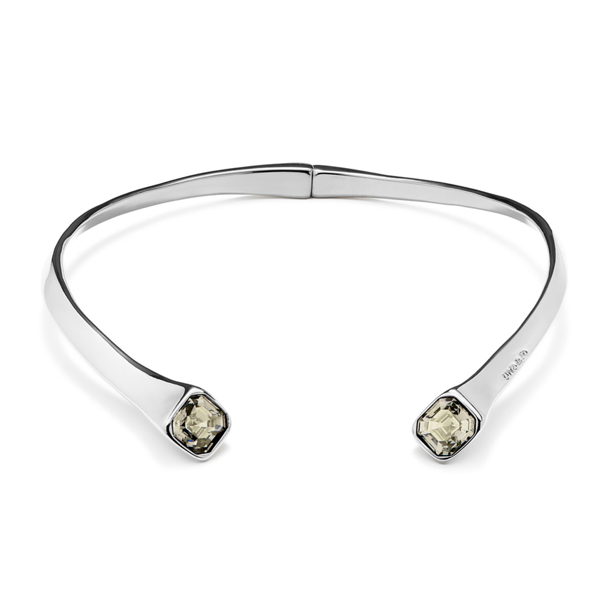 Ожерелье Ser Sin Complejos с белыми кристаллами, с серебром