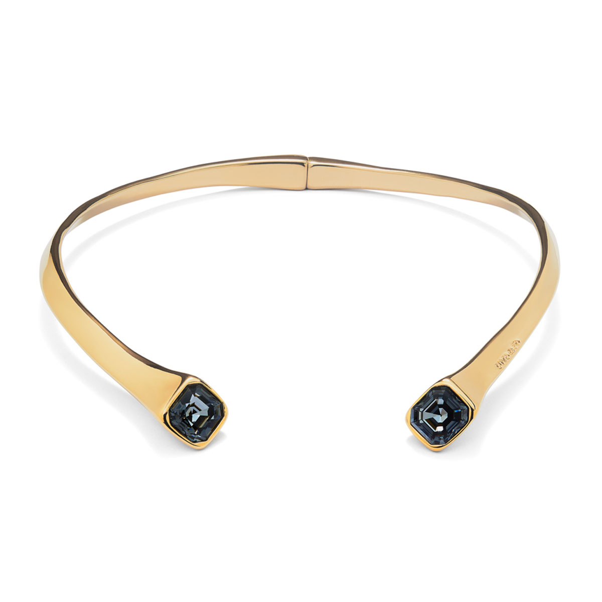 Ожерелье Ser Sin Complejos с серыми кристаллами, с золотом