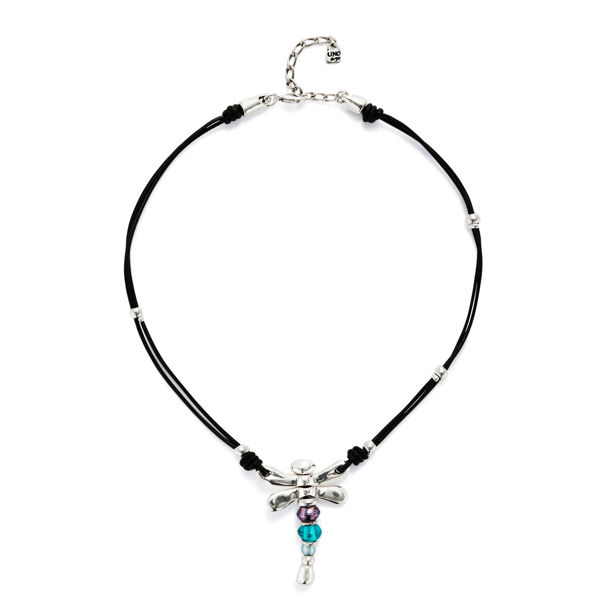 Кожаное ожерелье Ser Rebelde, с серебром