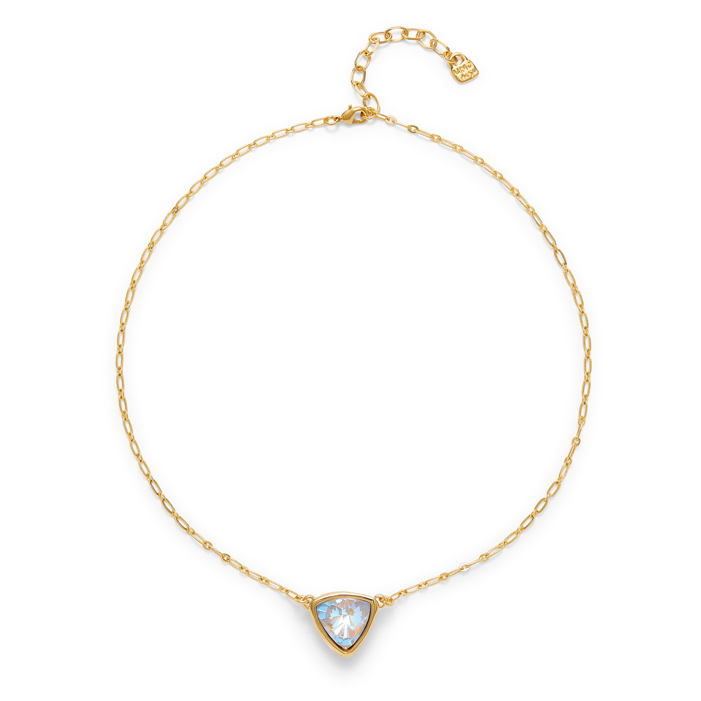 Ожерелье Ser Camaleonica с кристаллом-хамелеоном, с золотом