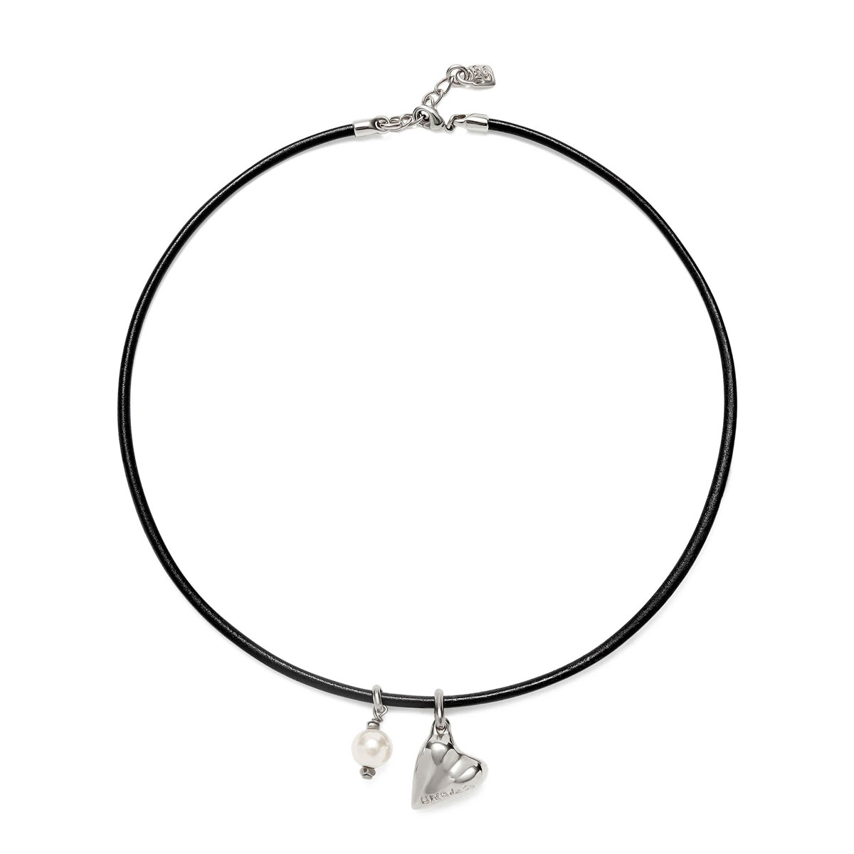 Кожаное ожерелье Ser Unico, с серебром