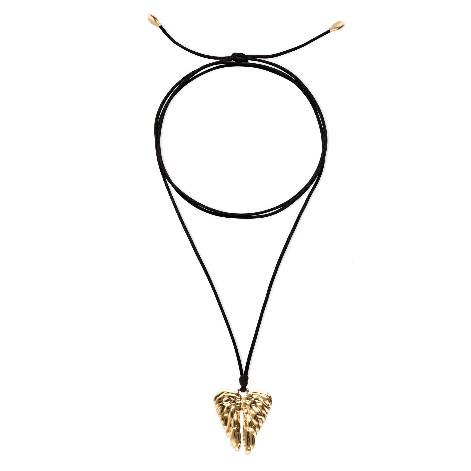 Ожерелье крылья Ser Invencible, с золотом