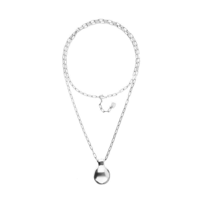 Колье Точка притяжения Gravity, с серебром