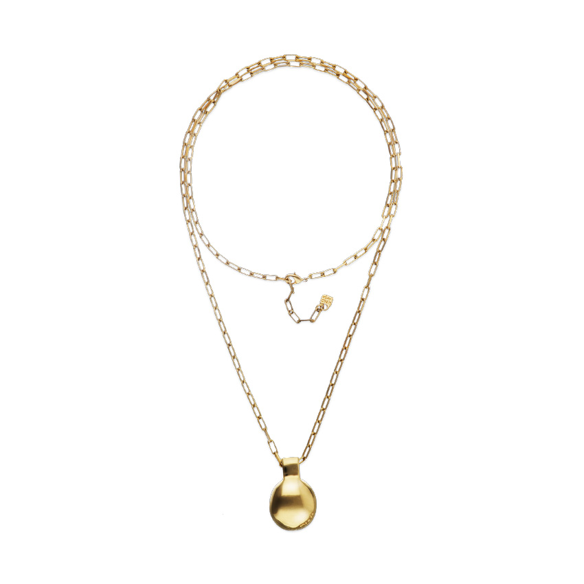 Колье Точка притяжения Gravity, с золотом