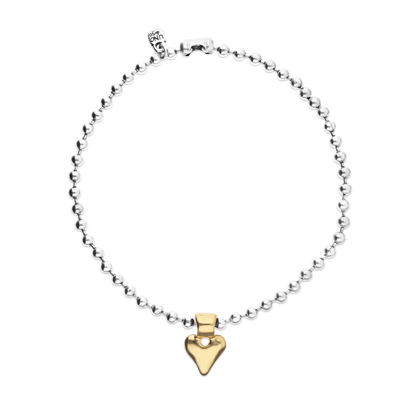 Ожерелье Импульсы Beat, с серебром и золотом