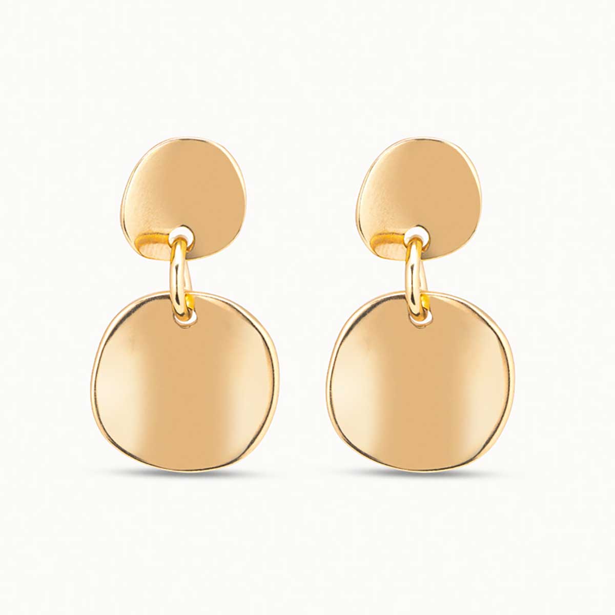 Серьги Scales с золотом