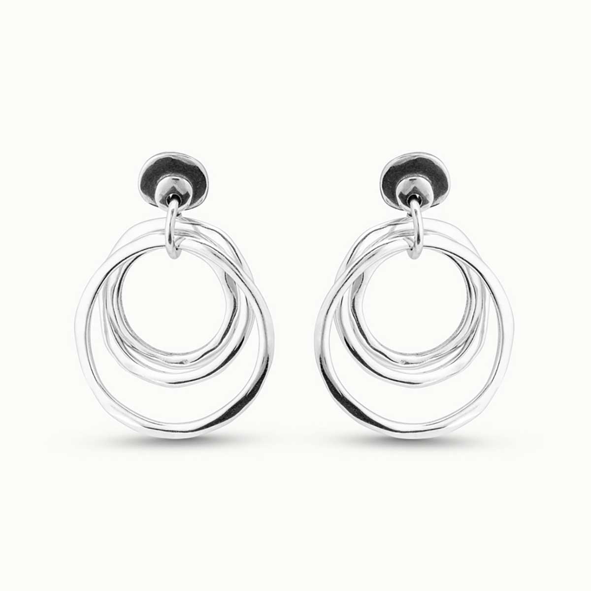 Серьги Hipster с серебром