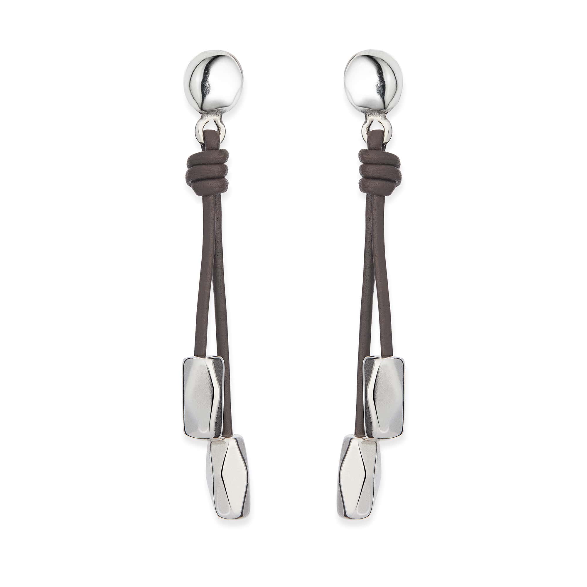 Серьги Paths с серебром