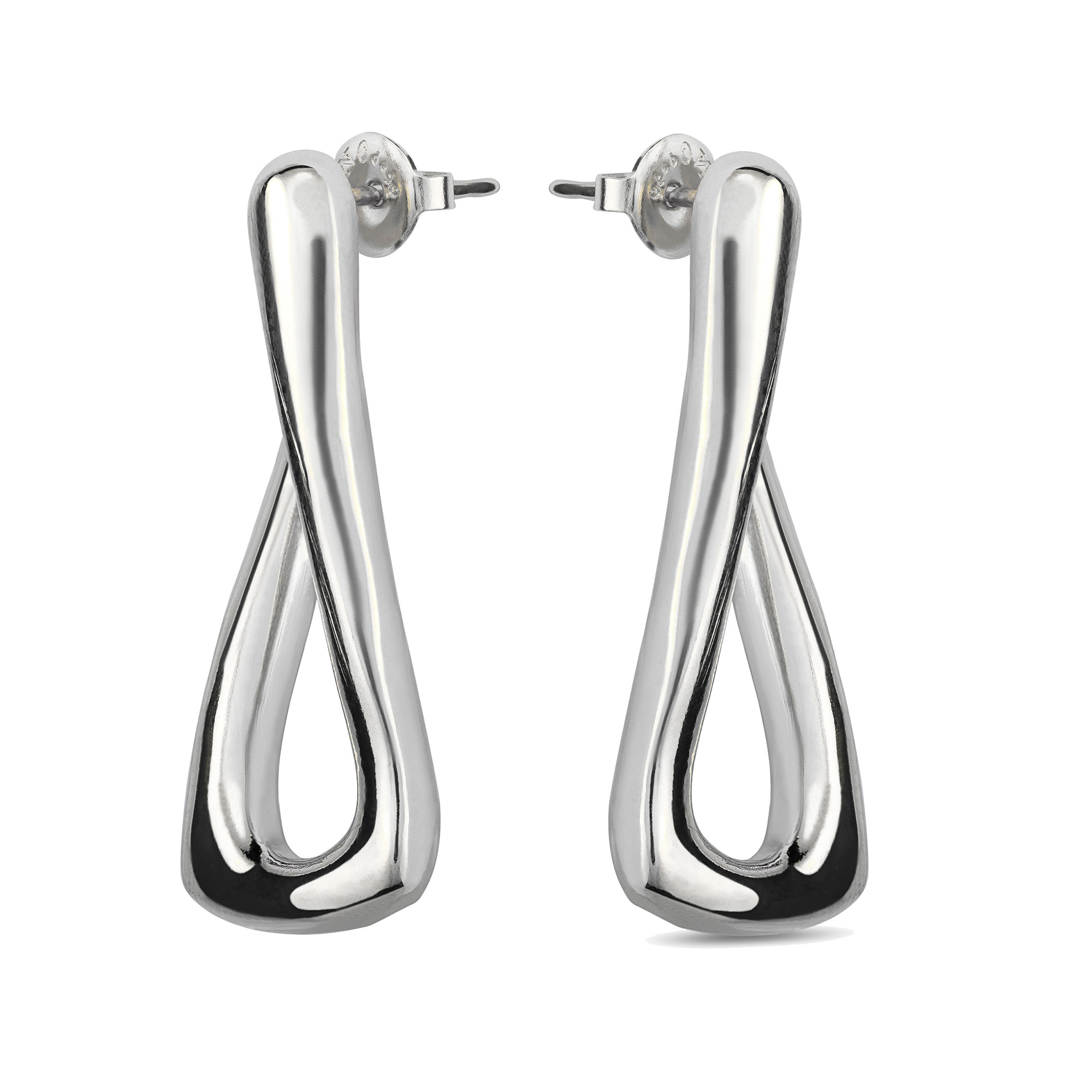 Серьги For U с серебром