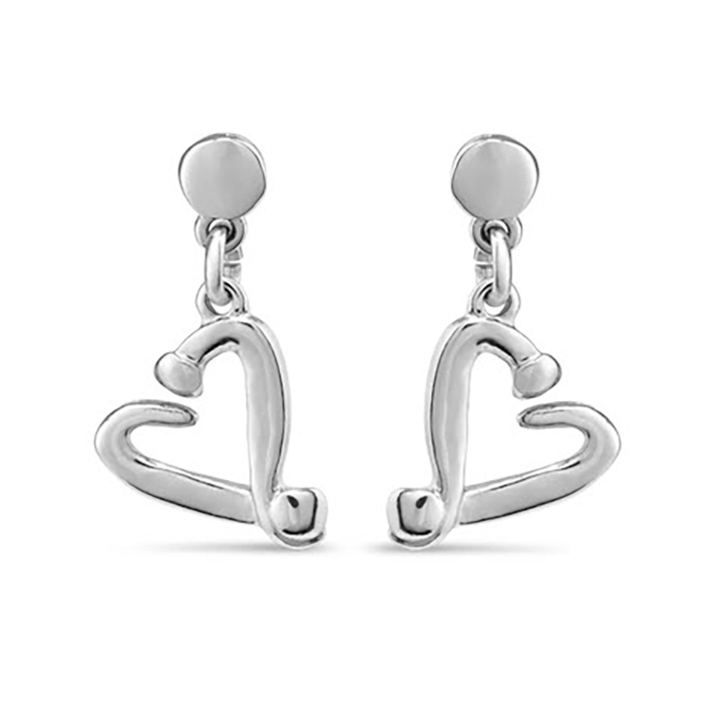 Серьги ONE LOVE с серебром