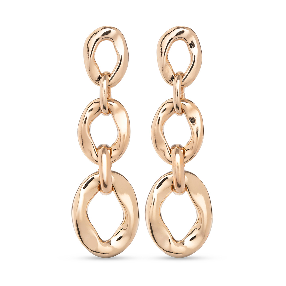 Серьги YOLO с золотом