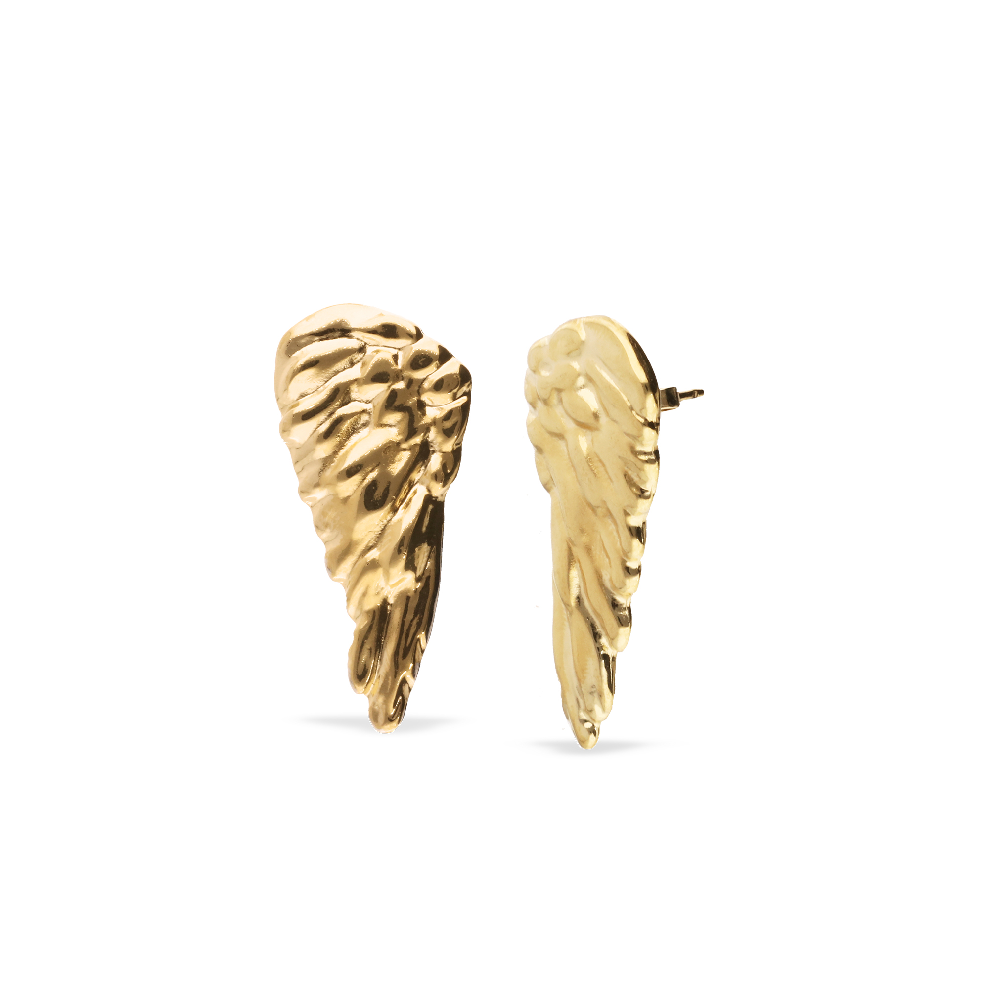 Серьги крылья Ser Invencible, с золотом