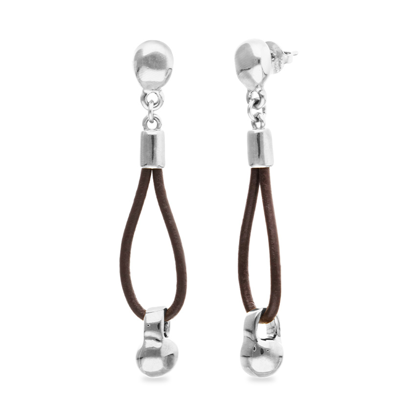 Серьги Гравитация Gravity, с серебром