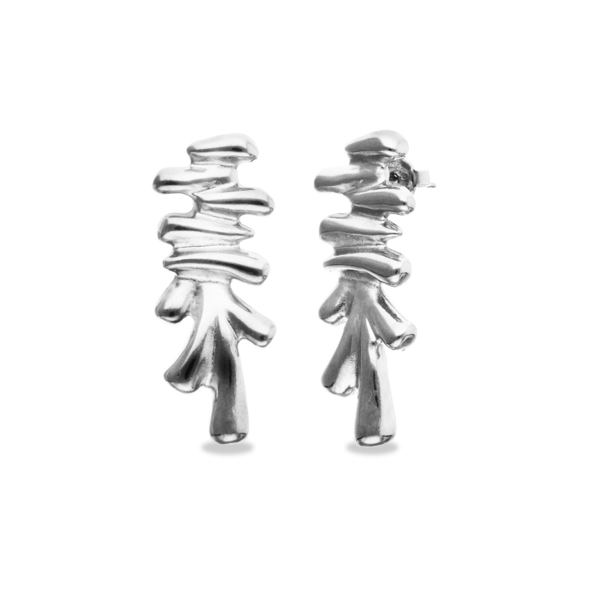 Серьги Лоза ROOTS, с серебром