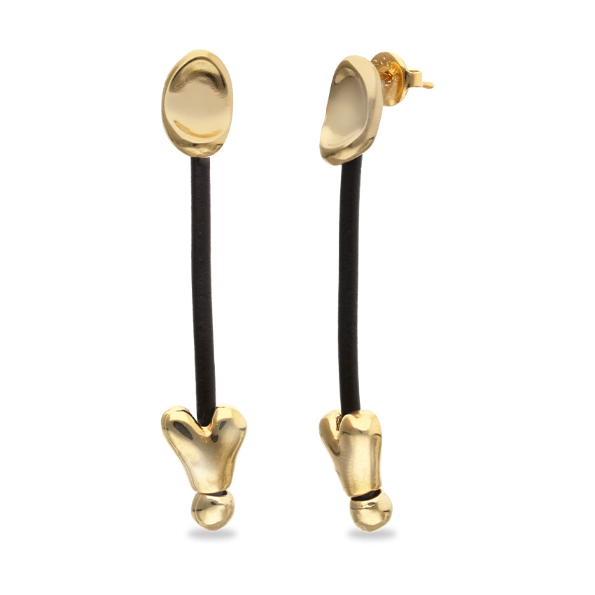 Серьги Стрелы Купидона Beat, с золотом