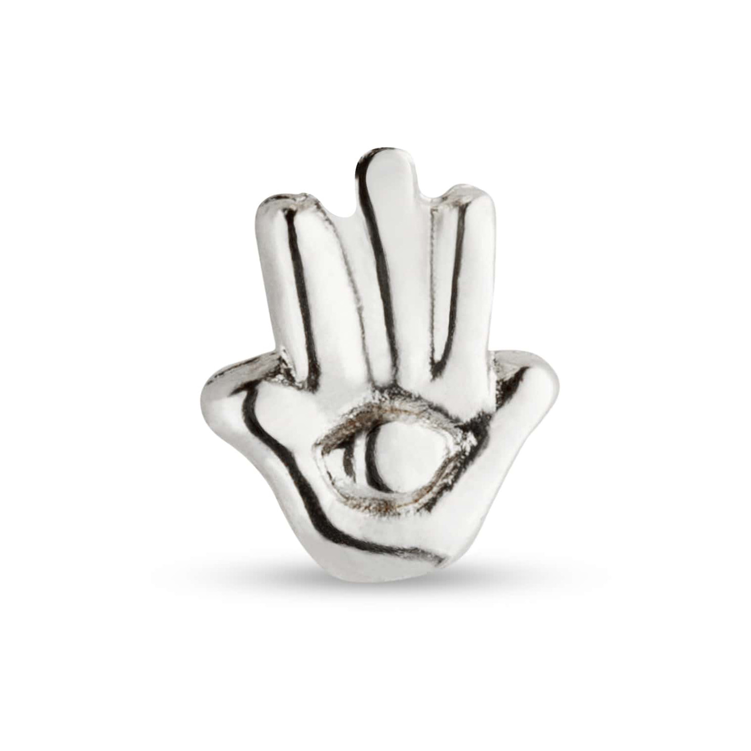 Моносерьга Protect us с серебром