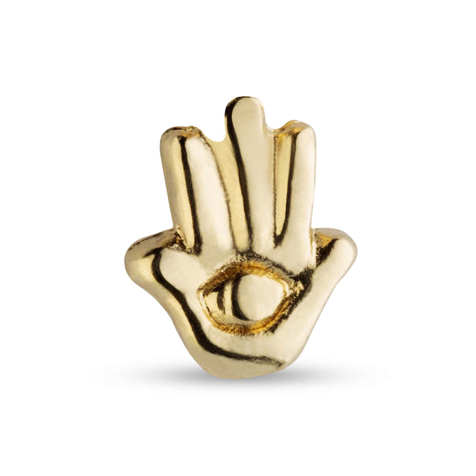 Моносерьга Protect us с золотом