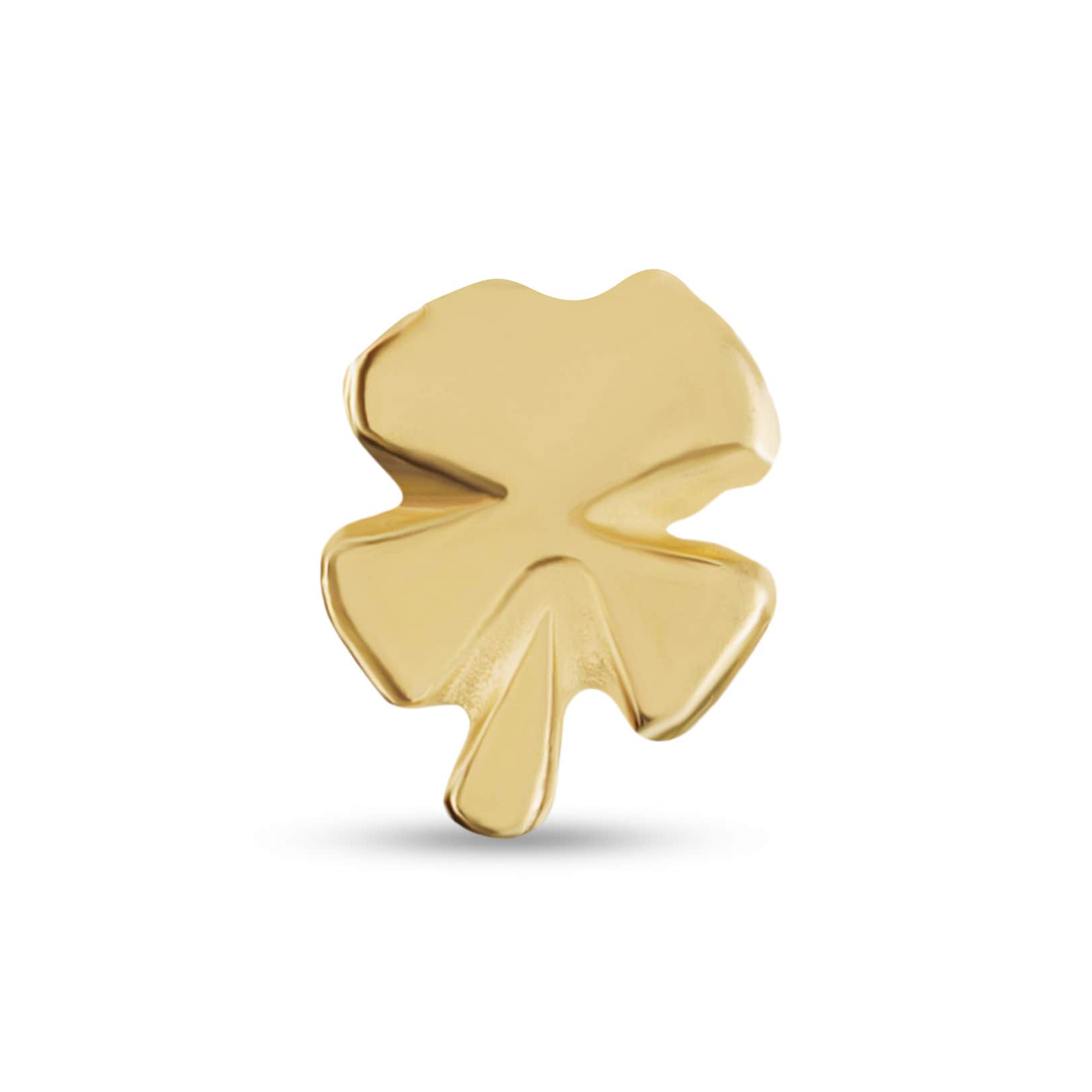 Моносерьга Good luck с золотом