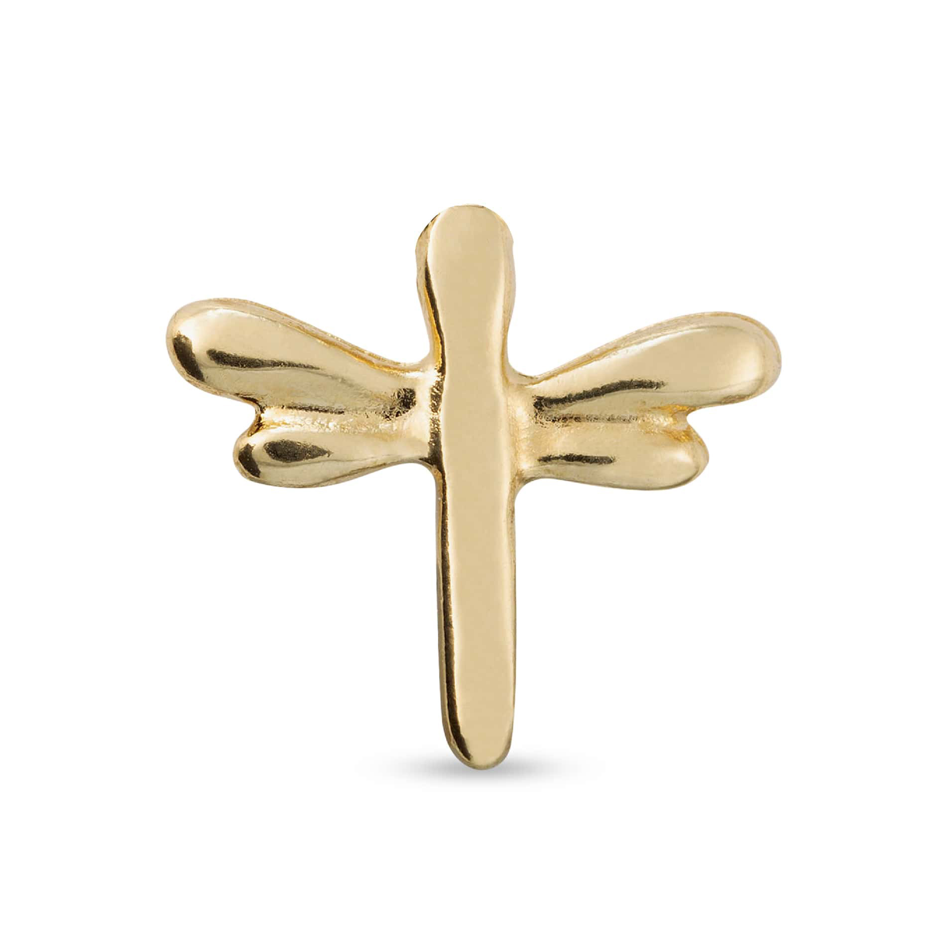 Моносерьга Fly high с золотом