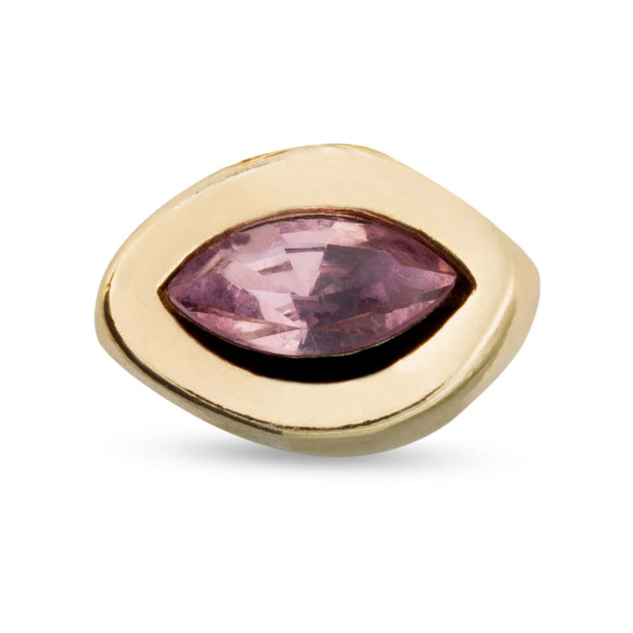 Моносерьга Leaky с золотом