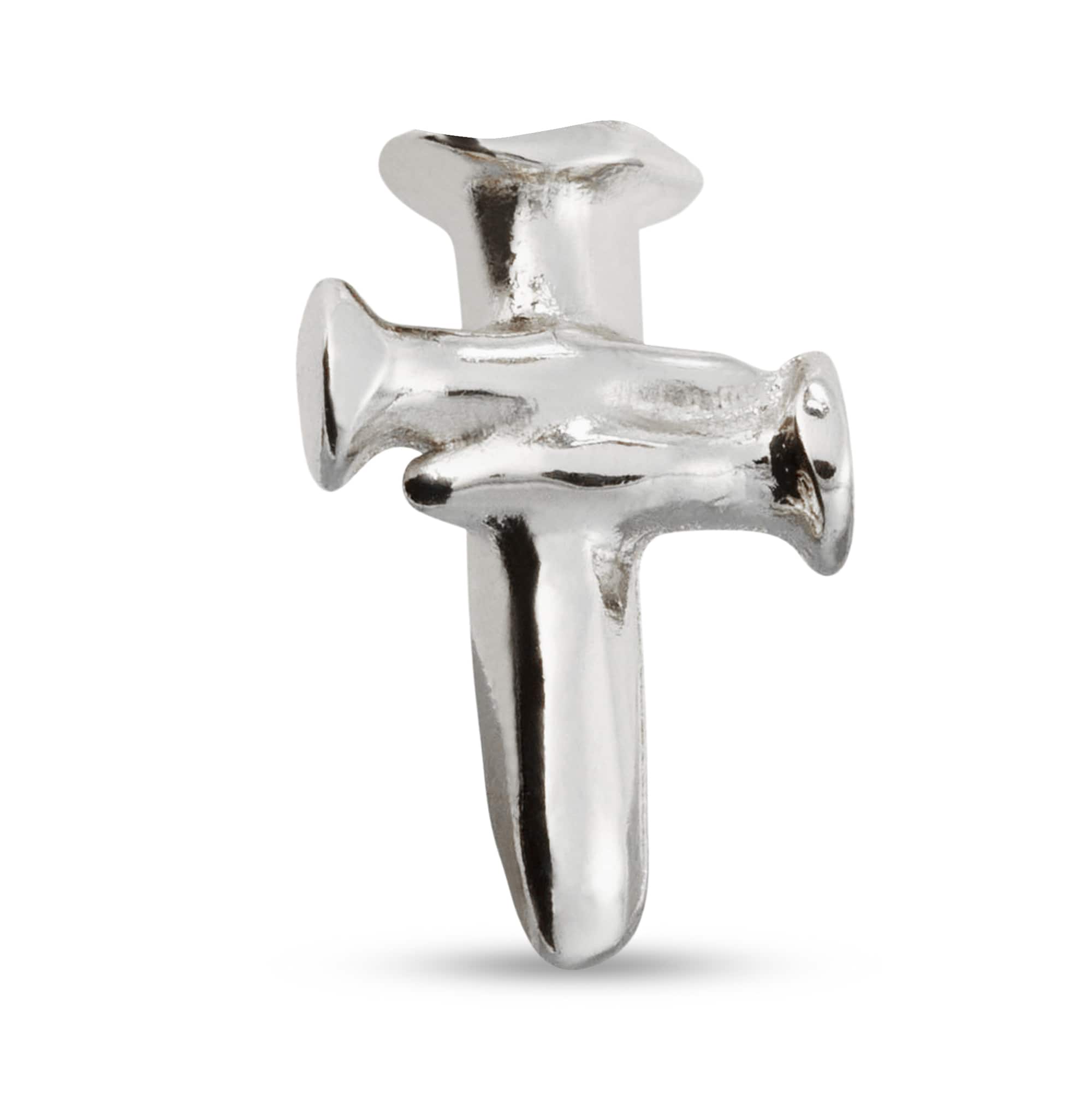 Моносерьга Take me to church с серебром