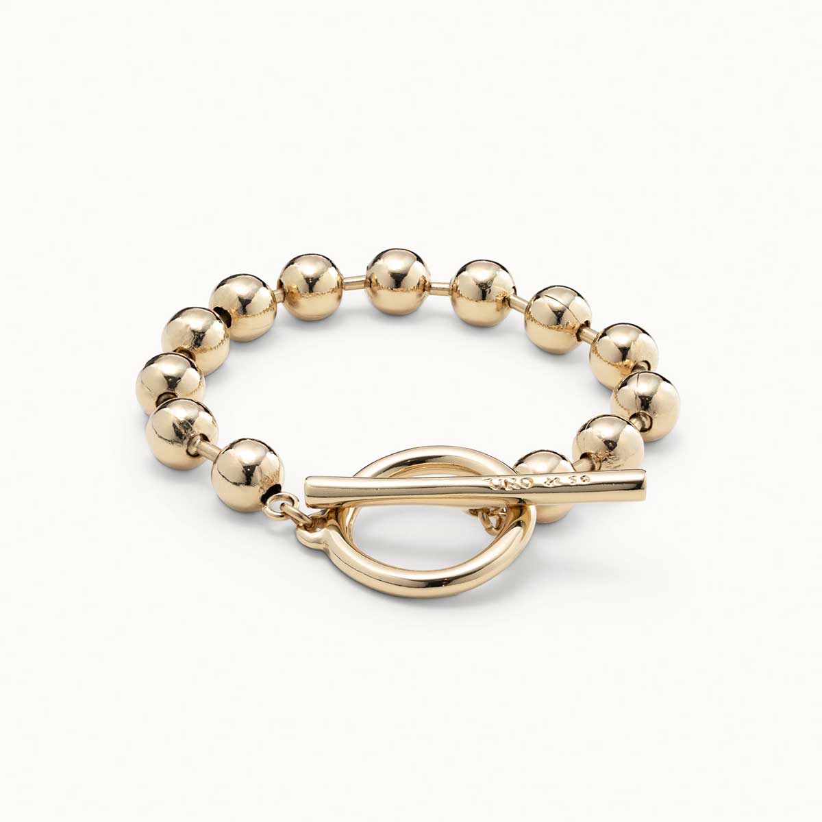 Браслет On / Off с золотом