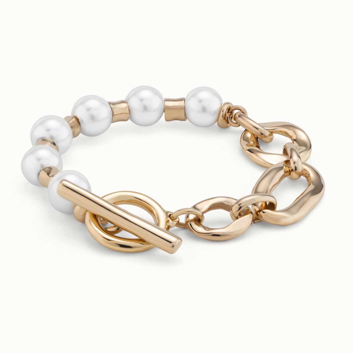 Браслет Pearl & Match с золотом