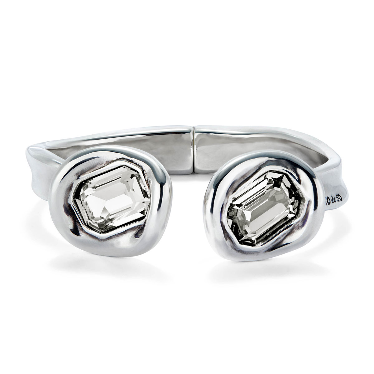 Браслет Ser Valiente с белым кристаллом, с серебром