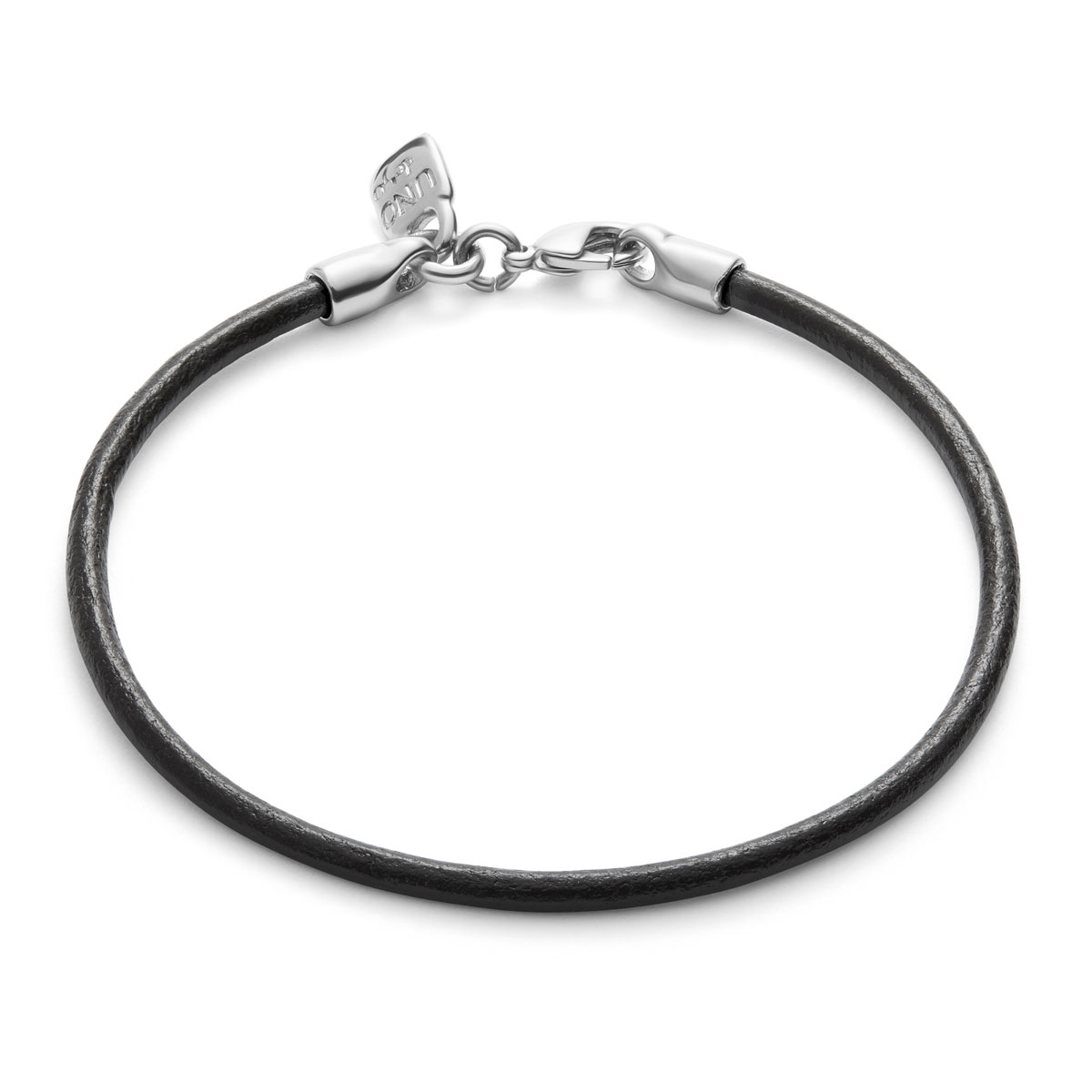 Кожаный браслет Hazte Uno, с серебром