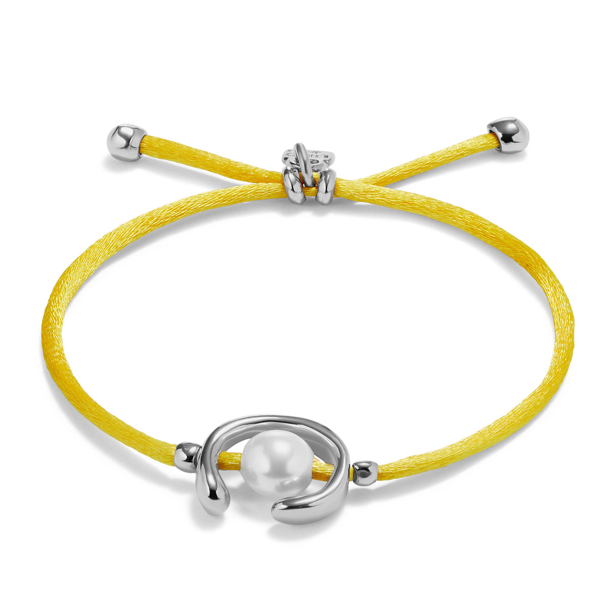 Браслет Ser Diferente, жёлтый, с серебром