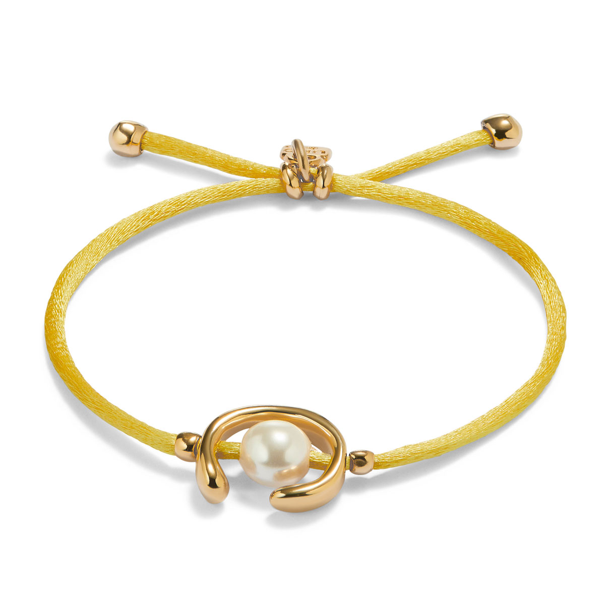 Браслет Ser Diferente, жёлтый, с золотом