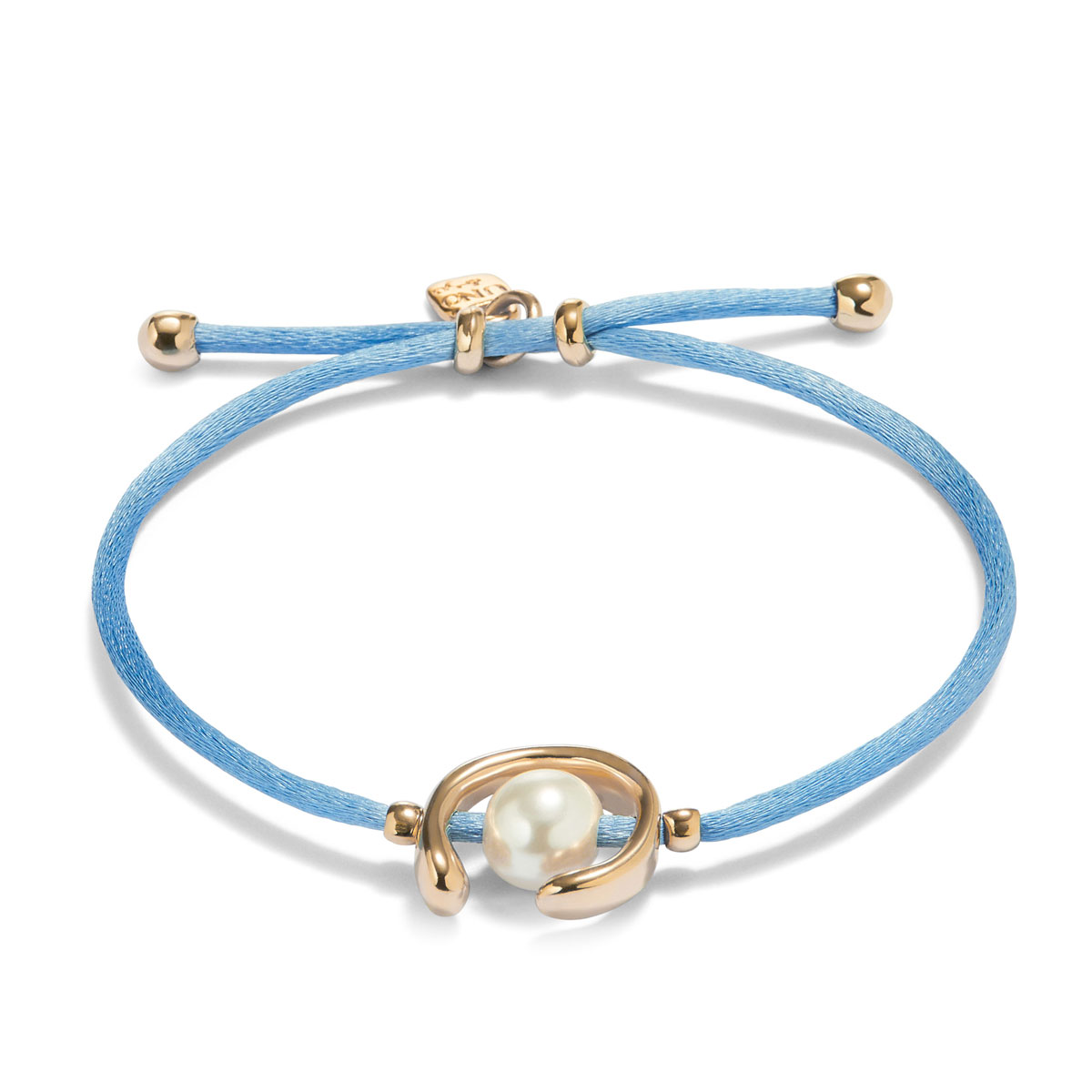 Браслет Ser Diferente, голубой, с золотом