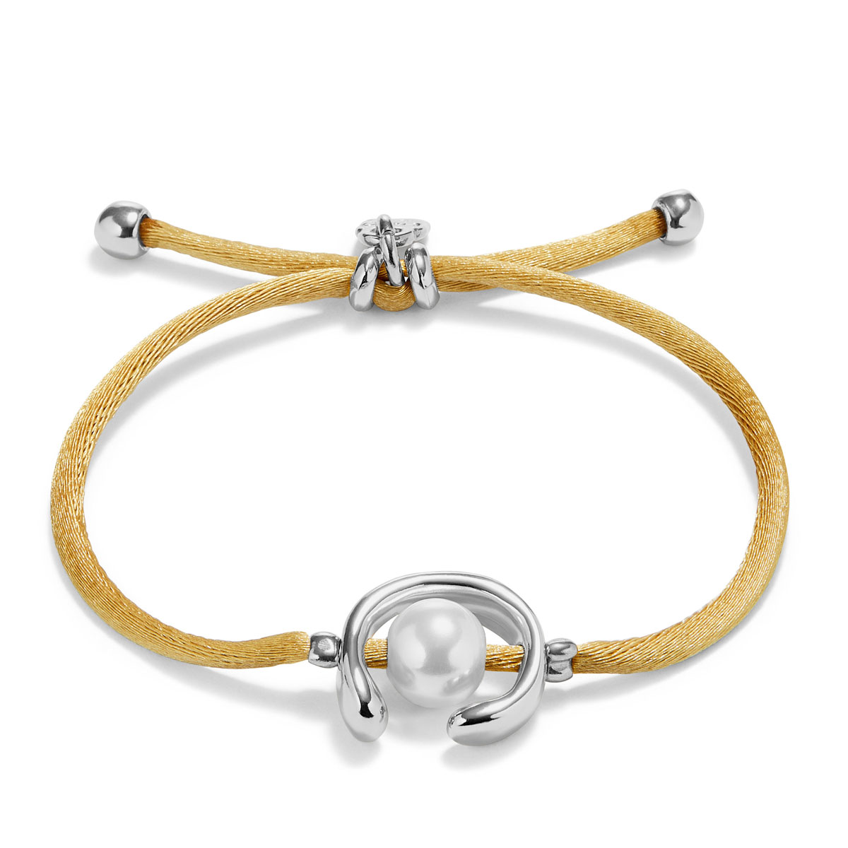 Браслет Ser Diferente, медовый, с серебром