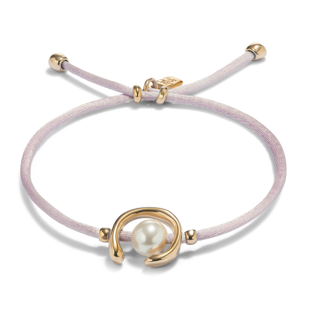 Браслет Ser Diferente, сиреневый, с золотом