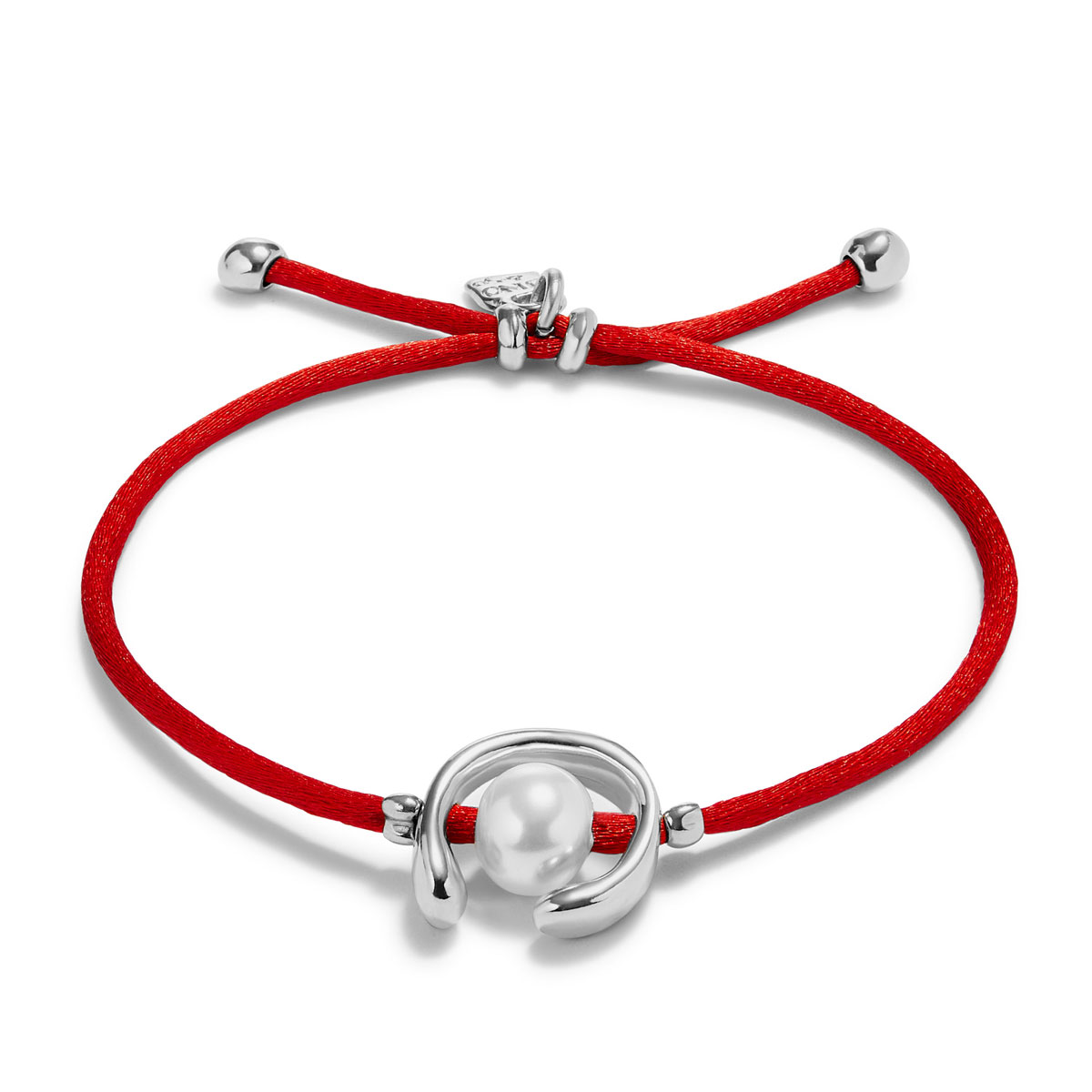 Браслет Ser Diferente, красный, с серебром