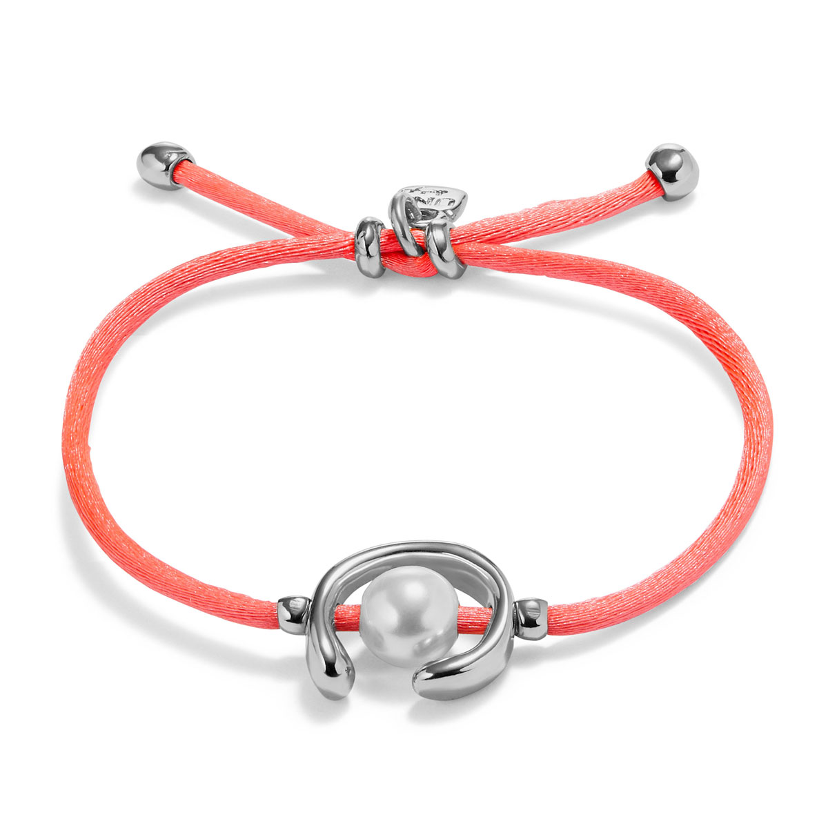 Браслет Ser Diferente, коралловый, с серебром