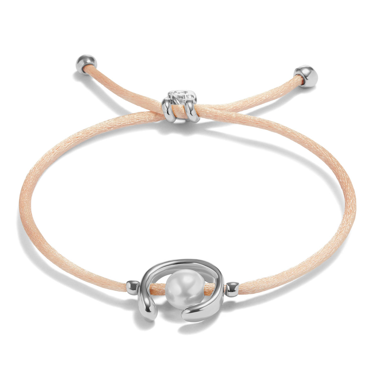 Браслет Ser Diferente, лососевый, с серебром