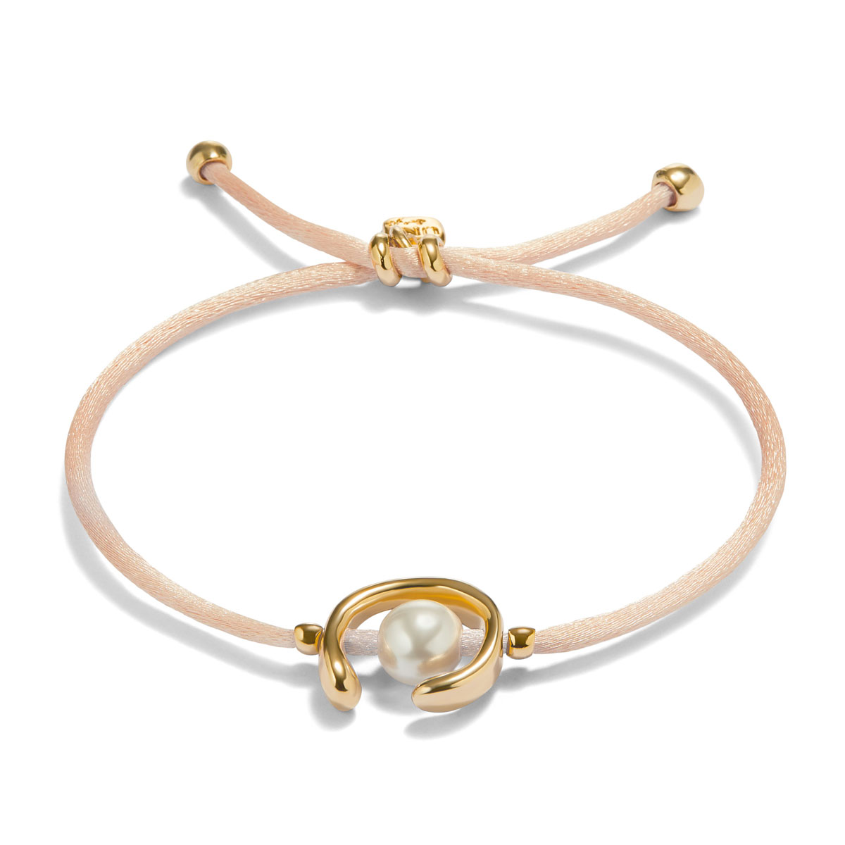 Браслет Ser Diferente, лососевый, с золотом